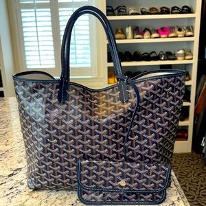 Goyard St. Louis PM in NAVY